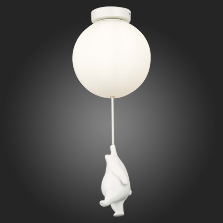 Suspension EVOLUCE. Sle115422-01. Modena. 1x60 W, E27, 20x20x51.2 cm, white color-2