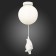 Suspension EVOLUCE. Sle115422-01. Modena. 1x60 W, E27, 20x20x51.2 cm, white color