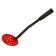 Folding “Techno” scoop with plastic handle, red color