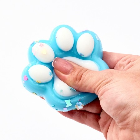 Squish anti -stress - toy "cat foot", mix-3