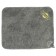 Bath and sauna rug, gray with gold embroidery "Dobroparov"