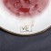 Ceramic Love plate, Ø 19 cm, red color, red color