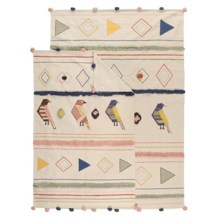 Ethnic carpet, size 120x180 cm, bird print-3