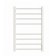 Electric towel "Dvin" S Plaza Neo, 800x500 mm, dimmer, white