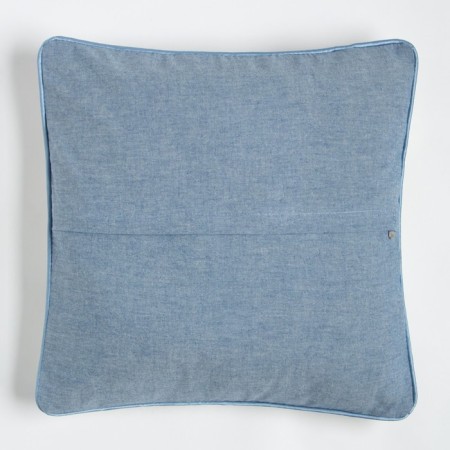 Pillowcase decorative Ethel "nettles" Blue 40x40 cm color, 100% cotton-4