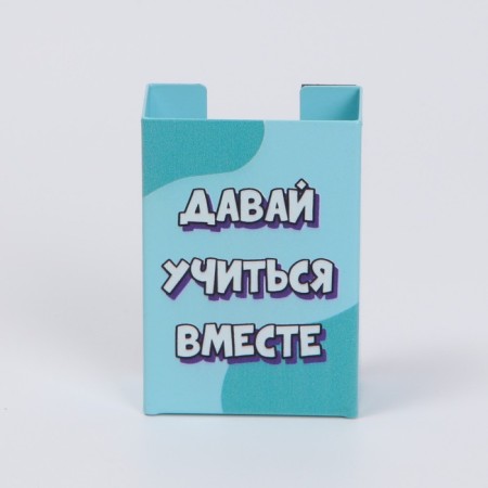 Book stand with an organizer for pencils "Panda loves you and read", 16 x 16 cm-8