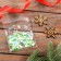 BOPP package with sticky tape, "snowflakes", 10 x 10+3cm
