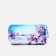 Lightning cosmetic bag, white/purple color