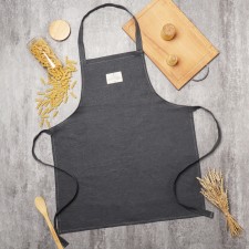 Apron Ethel Eco Grey, 60x70cm, 100% flax, 245 g/m2