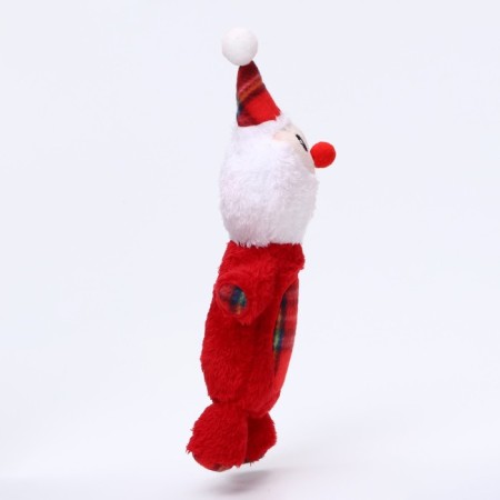 Soft toy for dogs "Frost" with a squeak, 34 x 16 cm-3