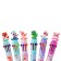 Automatic ballpoint handle, 10 color, barcode on a piece, mix of animals