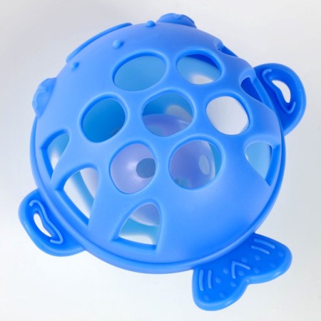 Silicone teether for teeth "Fish", children's, MIX colors-2
