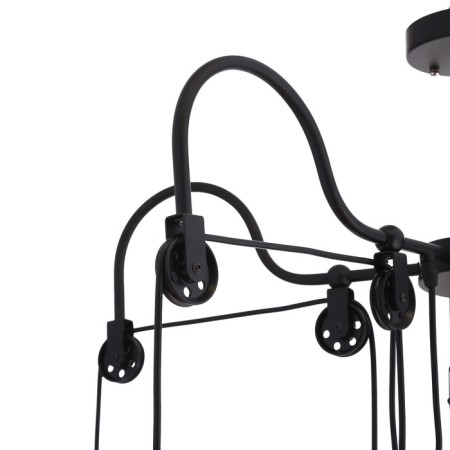 Kandela chandelier 5x40W E27 Black 118x118x129 cm Bayerlux-4