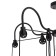 Kandela chandelier 5x40W E27 Black 118x118x129 cm Bayerlux