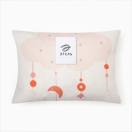 Decorative Ethel Pillow "Cloud", 30*40 cm, velor 100% p/e-4