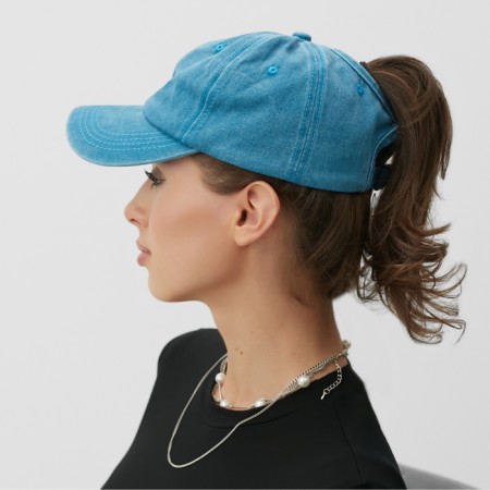 Women's cap minku, blue color, rr 58-1