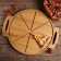 Pizza board with ADELICA handles "Italiano", 55 × 45 × 2 cm, birch, saturated with oil