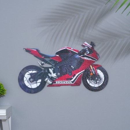 Key on the wall red motorcycle large, 40x22.5x0.5 cm-2