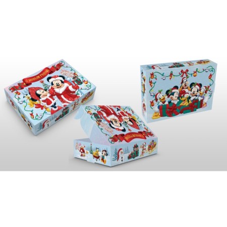 Folding box, 21 x 15 x 5 cm "Happy New Year!", Mickey Mouse-1