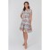 Women's dress with a belt, size 42