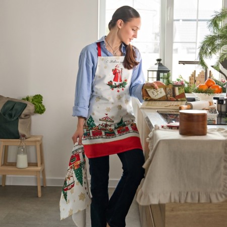 Set of gift "Ethel" New Year's fair, apron, towel, take-3