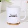 Sublimation mug "I ask you to love and not complain" with application