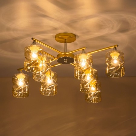 Cutilux Cutilux chandelier CL137182 70x70x29 cm, 8x60W, e27, yellow color-7