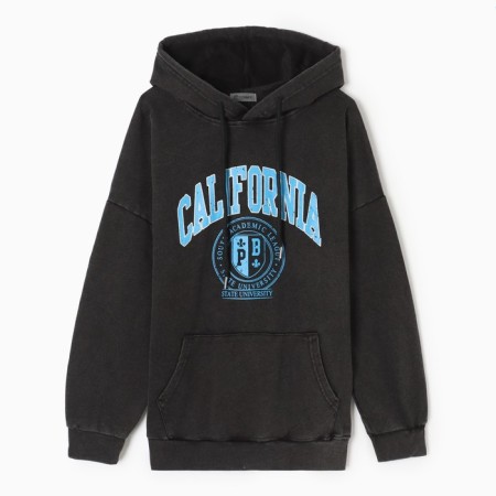 Feminine sweatshirt, black color, size 44-50
