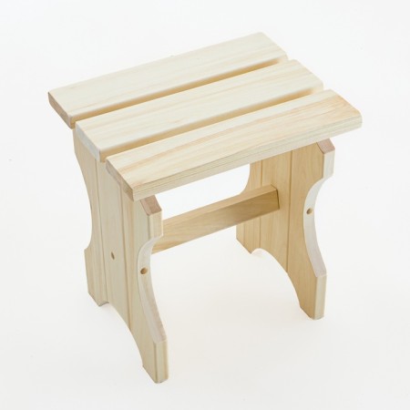 Wooden -folding storage shop "Dobroparov" 30x33x43cm, for the bathhouse-2