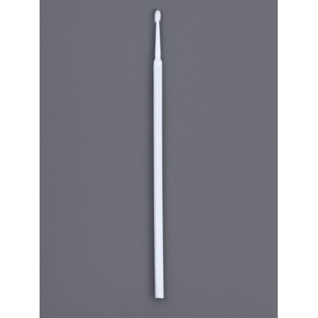 Micro -shoes for increasing and laminating eyelashes, set - 50 pcs, 9.5 cm, white color-3