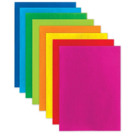 Fetr A4, 8 sheets, 8 colors, Brauberg "Bright colors", soft-2