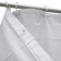 The bathroom curtain dasch, PEVA, 180x200 cm, white