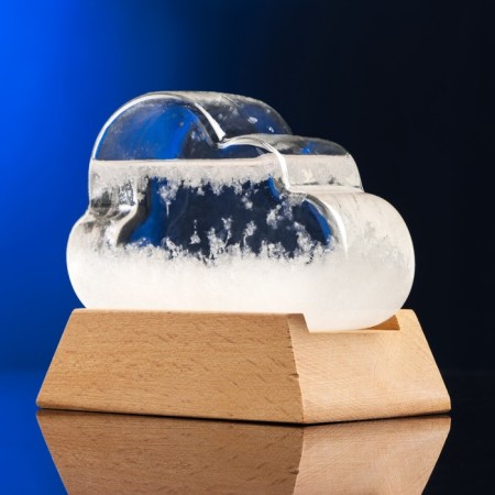 Barometer - Stormglass "Cloud" 11x7x4cm, mix-5