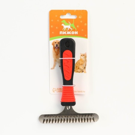 Comb-grade 2-ribs, 11 x 15.5 cm, black-red-4