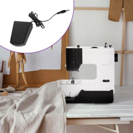 Sewing machine KitFort KT-6044, 9 W, 12 operations, semi-automatic, white-hourly-8