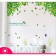 Interior plastic sticker "Swans in Tagging" 90x60 cm