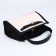 Bag Cross-Bodi with a zipper, white/black color