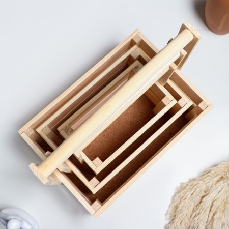 A set of Kashpo gift gifts "Modern", 3 in 1, with a pen, natural-2