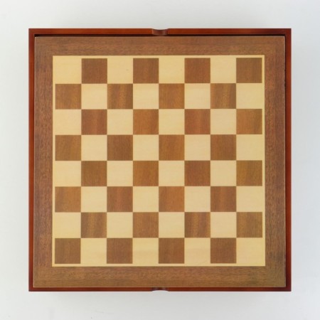 Chess wooden gift souvenir "Death Valley", 36 x 36 cm, King H-7.5 cm, paws H-6.5 C-6