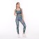 Female leggings, black color/thunder, size 42 (XS)