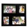 Photo frame plastic in 4 photos 10x15 cm, 7x10 cm "intrigue" black 27*24*2 cm