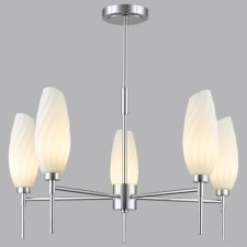 Люстра потолочная Lumion. Shivon, 5х40Вт, G9, 590х620х620 мм, цвет хром