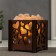 Salt lamp with Dimmer "Basket. Hearts" 1.8 kg, 15W, 15x12x12 cm
