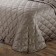 A set with a bedspread "Audrey", size 240x260 cm, 50x70 cm - 2 pcs, color chocolate