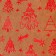 Tissing craft package, round handle, "Christmas trees" 15 x 21 x 8 cm, 120 g
