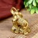NECK Polystone "Elephant with coins" of bronze 8.5x8 cm