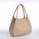 Women's bag with lightning, beige color