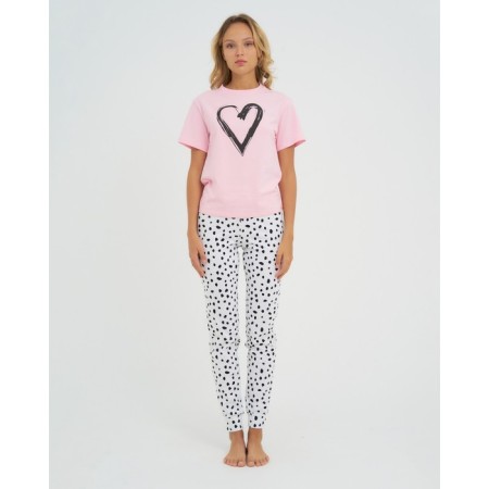 Female Pajama KAFTAN "Heart" p. 52-54-3