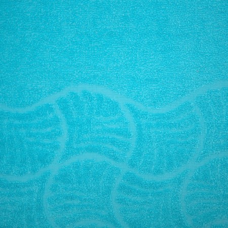 Tainted towel "wave", size 50x90 cm, 300 g/m2, blue color-1