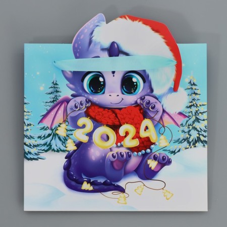 Gift Package "Dragneis", 25 x 26.7 x 10 cm, New Year-6